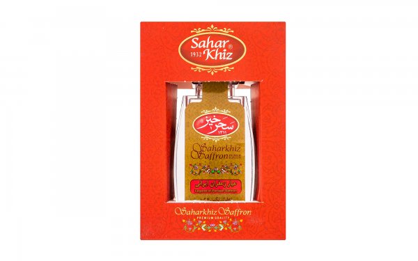 زعفران نگین سحرخیز طرح آذین مقدار 4 گرم