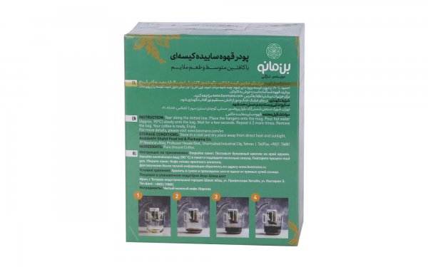 قهوه دمی چکه‌ای (نورسکا 2 بعد از ظهر) بن‌مانو بسته 6 عددی
