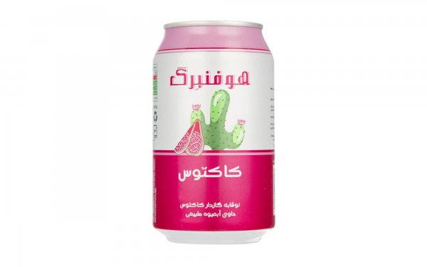 آبمیوه گازدار با طعم کاکتوس هوفنبرگ مقدار 330 میلی‌لیتر