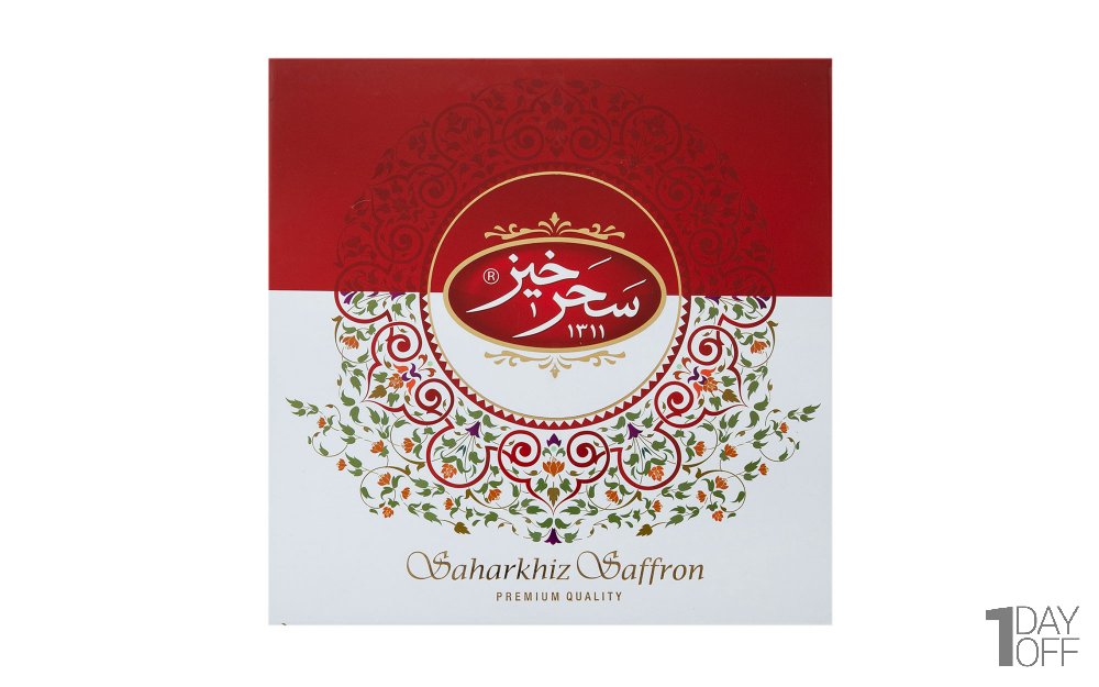 زعفران نگین سحرخیز طرح ثمین مقدار 6 گرم