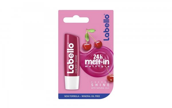 بالم لب لابلو Labello مدل Cherry Shine رایحه آلبالو مقدار 4.8 گرم 