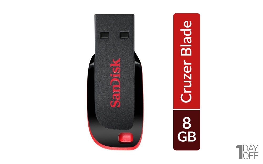  فلش مموری 8 گیگابایت سن دیسک (Sandisk) مدل Cruzer Blade