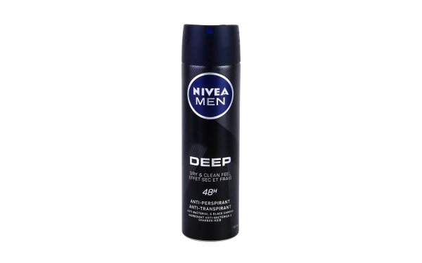 اسپری ضدتعریق مردانه Deep نیوا (Nivea) مقدار 150 میلی‌لیتر