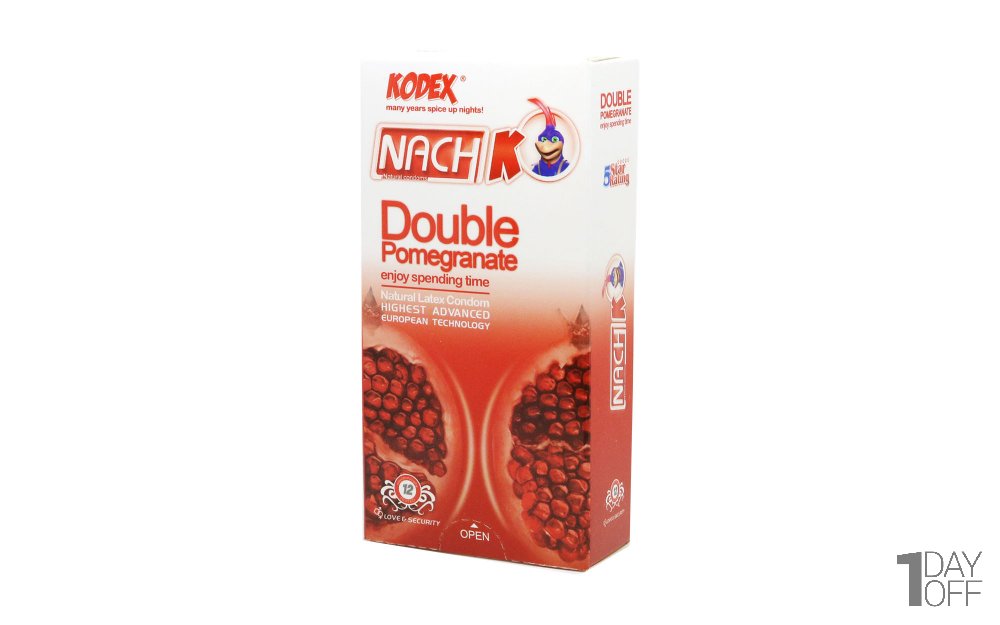 کاندوم ناچ کدکس (NachKodex) مدل Double Pomegranate