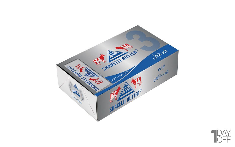 کره شکلی مقدار 100 گرم بسته 3 عددی