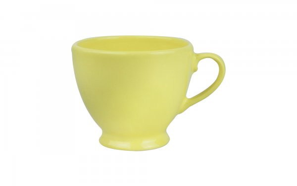 فنجان بزرگ سرامیکی مدل دیو و دلبر رنگ زرد 