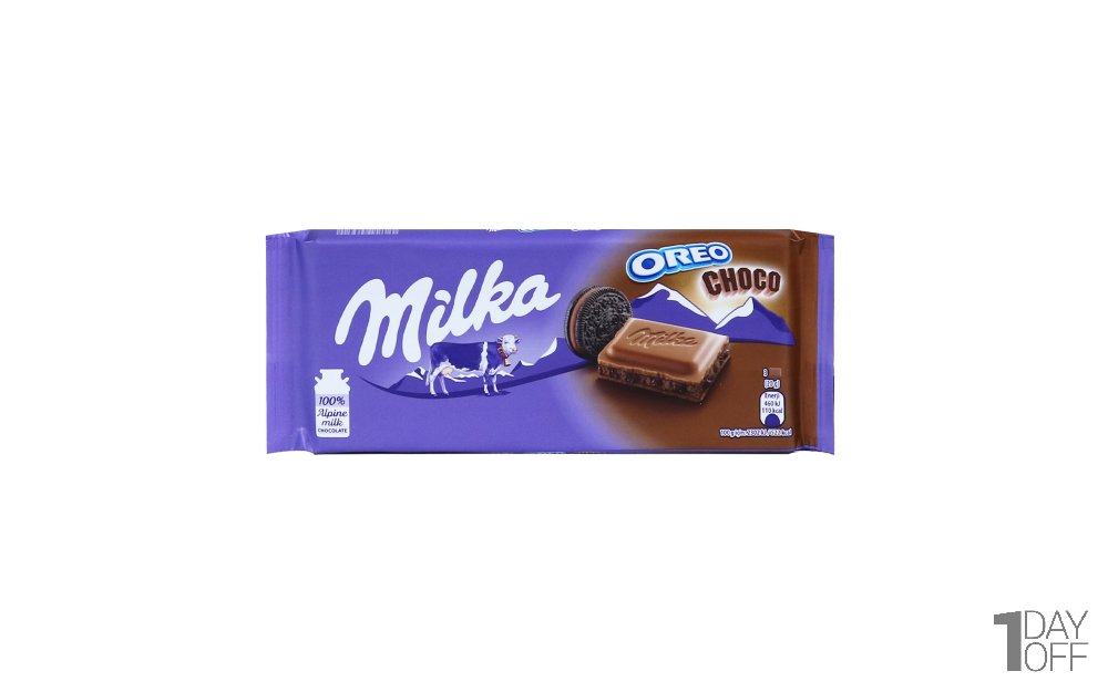شکلات میلکا (MILKA) مدل OREO CHOCO مقدار 100 گرم