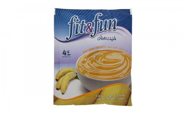 دسر موزی فیت و فان مقدار 110 گرم