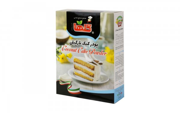 پودر کیک نارگیلی گلها مقدار 450 گرم