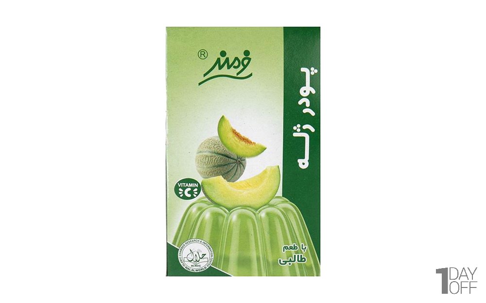 پودر ژله با طعم طالبی فرمند مقدار 100 گرم