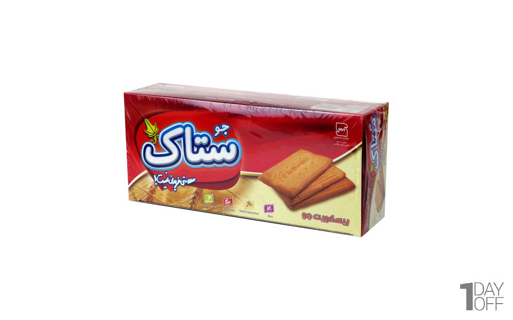 بیسکویت جو ستاک مقدار 800 گرم 