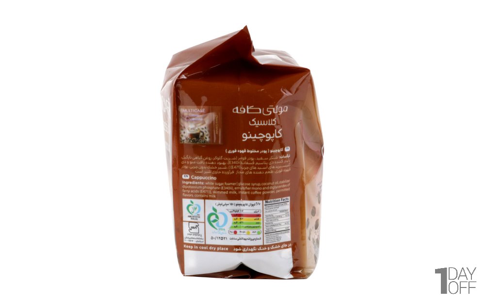 کاپوچینو کلاسیک مولتی‌کافه بسته 10 عددی
