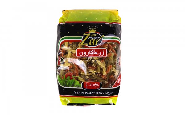 ماکارونی فرمی زر ماکارون سبزیجات مقدار 500 گرم