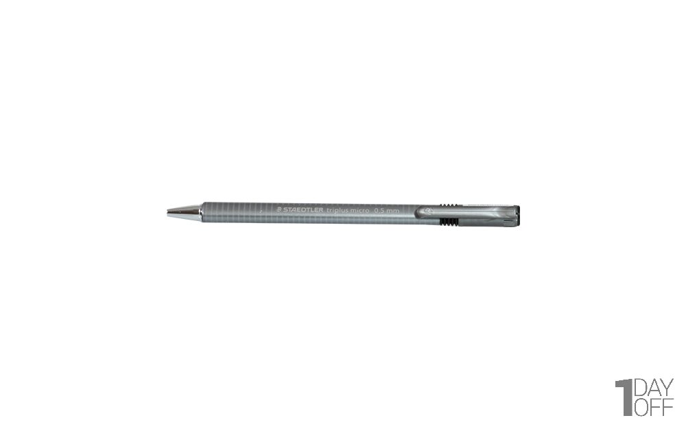 مداد نوکی 0.5 میلی‌متری استدلر (Staedtler) مدل Triplus Micro774 نوع مثلثی رنگ خاکستری