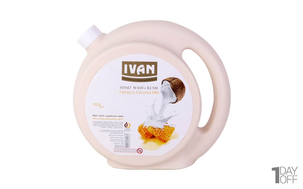 مایع دستشویی کرمی ایوان مقدار  3500 گرم
