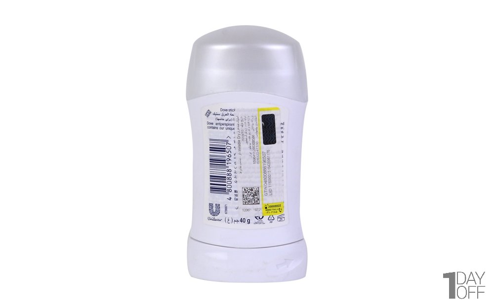 استیک ضدتعریق زنانه invisible dry داو (Dave) مقدار 40 گرم