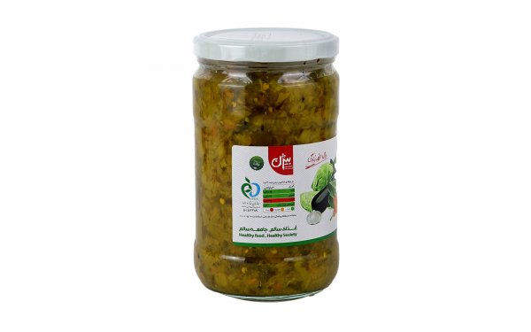 ترشی مخلوط لیته بیژن مقدار 670 گرم