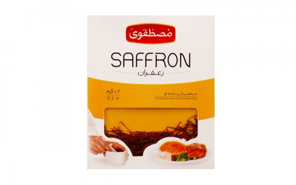 زعفران درجه یک مصطفوی نایلونی مقدار 0.2 گرم