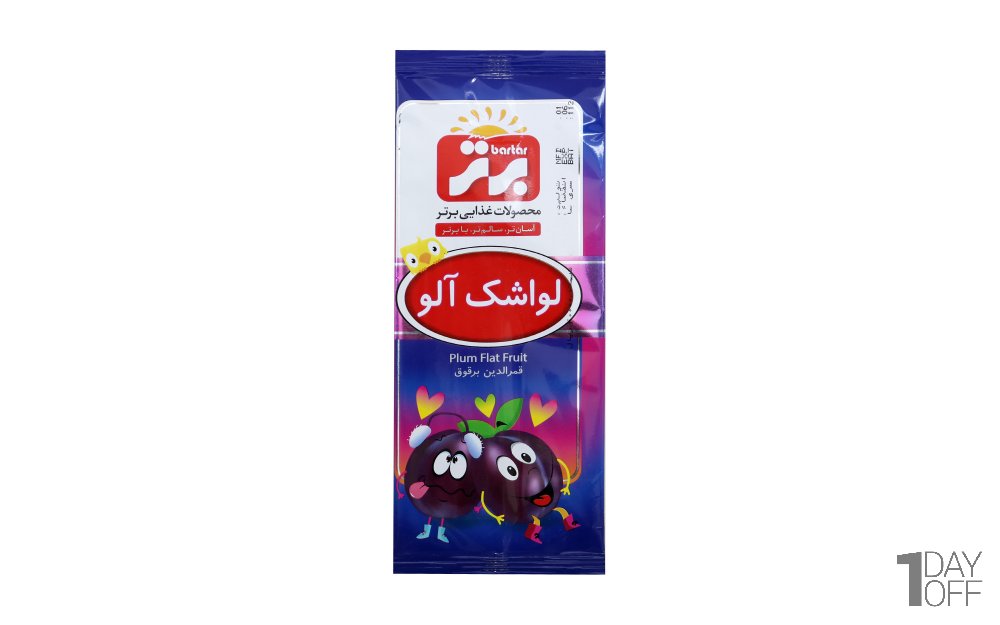 لواشک آلو برتر مقدار 30 گرم