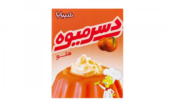 پودر دسر هلو شیبابا مقدار 60 گرم