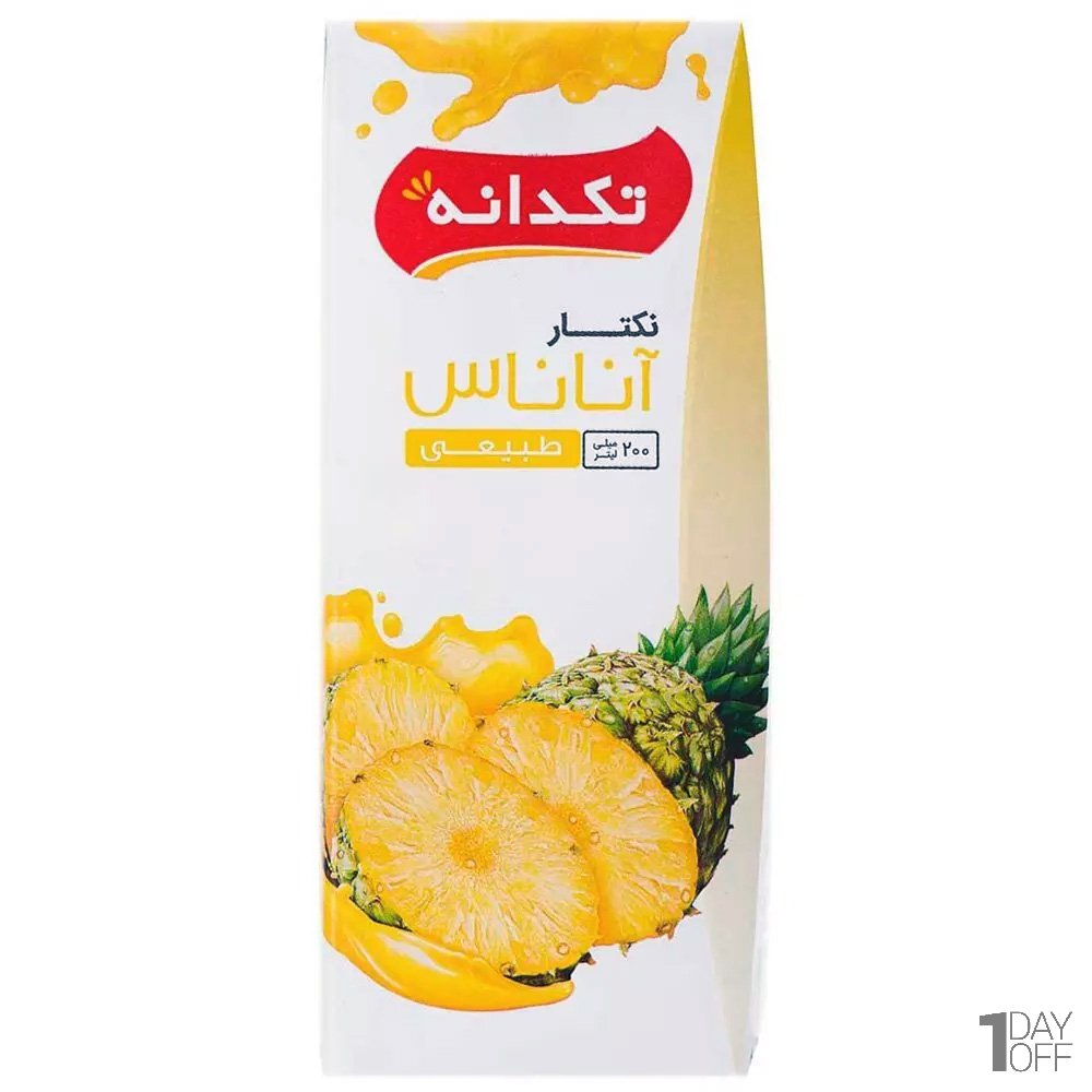 نکتار آناناس تکدانه مقدار 200 میلی‌لیتر