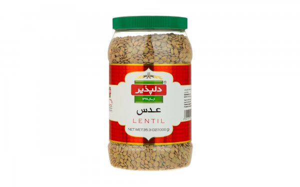 عدس دلپذیر مقدار 1 کیلوگرم