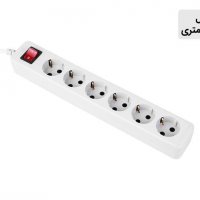 6 راهی ارت دار پارت الکتریک مدل شهاب با کابل 1.8 متر