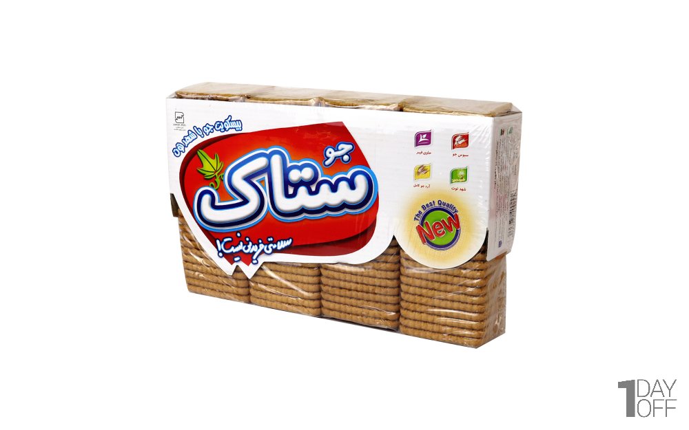 بیسکویت جو با شهد توت ستاک مقدار 800 گرم