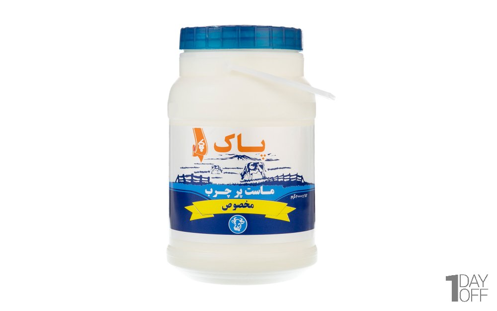 ماست پرچرب مخصوص پاک مقدار 2 کیلوگرم