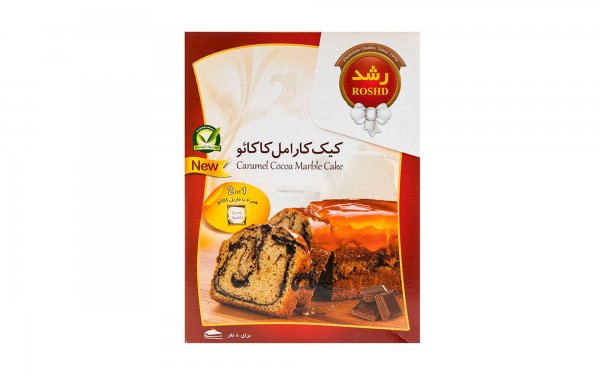 پودر کیک کارامل کاکائویی رشد مقدار 500 گرم