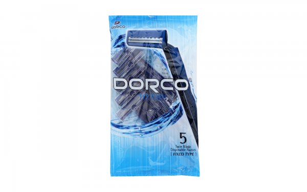 خودتراش دوتیغه دورکو (Dorco) بسته 5 عددی 
