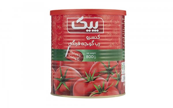رب گوجه‌فرنگی پیک مقدار 800 گرم