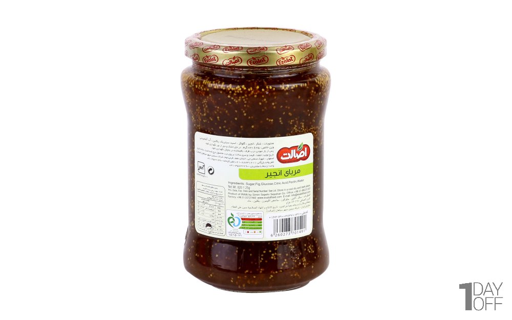 مربا انجیر اصالت مقدار 820 گرم