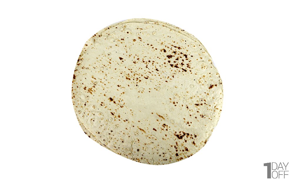 نان تافتون سنتی آرد سفید بسته 5 عددی