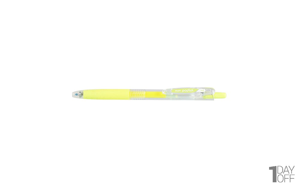 روان‌نویس پایلوت (Pilot) مدل poplol رنگ Pastel Yellow