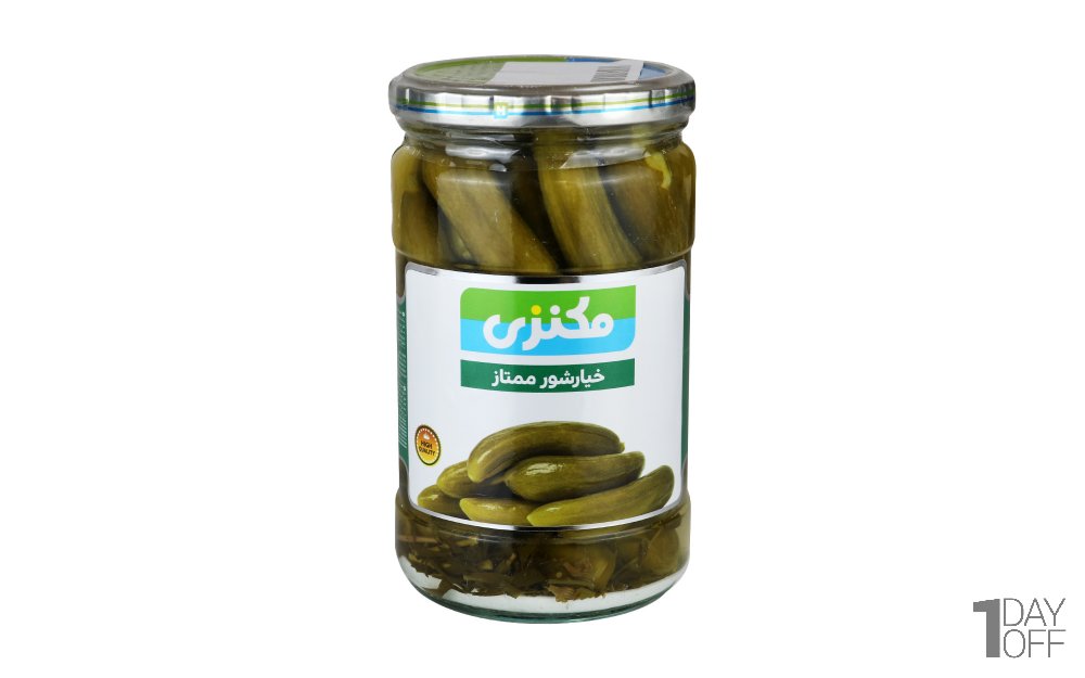 خیارشور ممتاز مکنزی مقدار 680 گرم