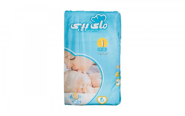 پوشک کامل بچه مای بیبی سایز 1 بسته 40 عددی