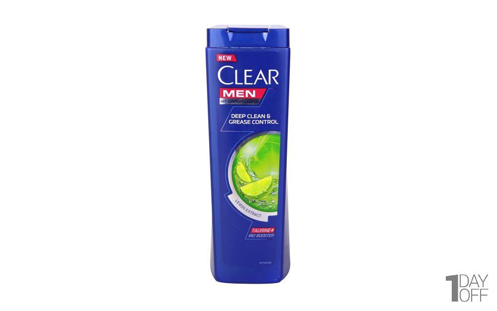 شامپو ضدشوره مردانه کلییر (Clear) مدل Grease control مقدار 400 میلی‌لیتر