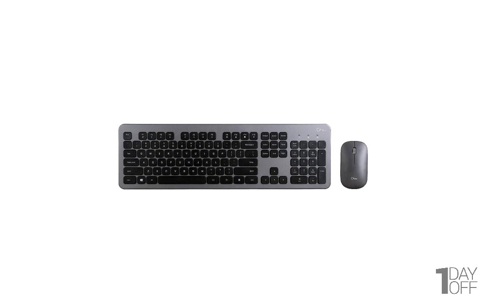 کیبورد و موس بی‌سیم G plus مدل GKM-J70WT