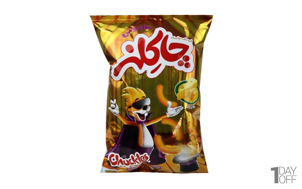 اسنک پنیری جادویی چاکلز مقدار 80 گرم