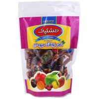 تافی لواشک چند میوه دوسرپیچ خشکپاک مقدار 250 گرم