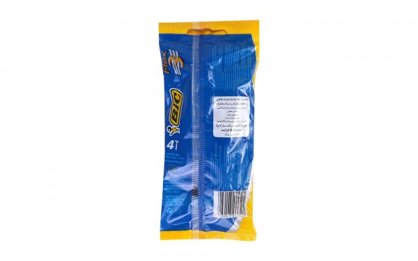 خودتراش Flex سه تیغه بیک بسته 4 عددی