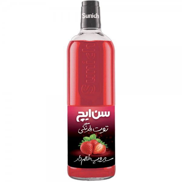 شربت (سیروپ) توت‌فرنگی سن‌ایچ مقدار 840 میلی‌لیتر