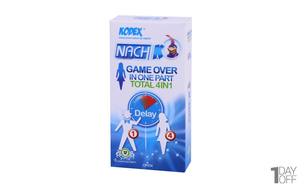 کاندوم ناچ کدکس (NachKodex) مدل Game Over In 1 Part