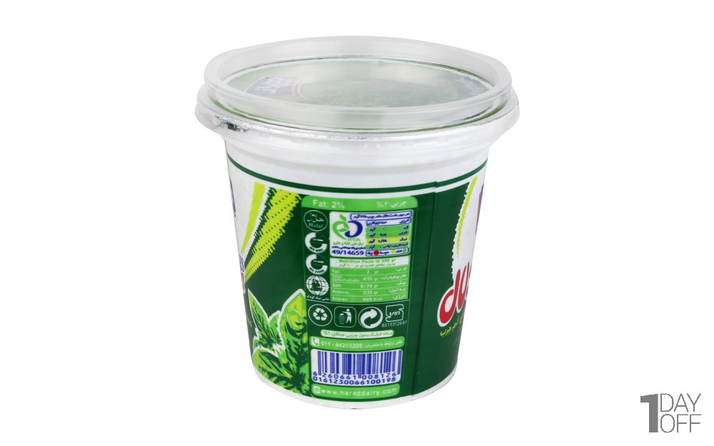 ماست دلال کم‌چرب هراز مقدار 750 گرم