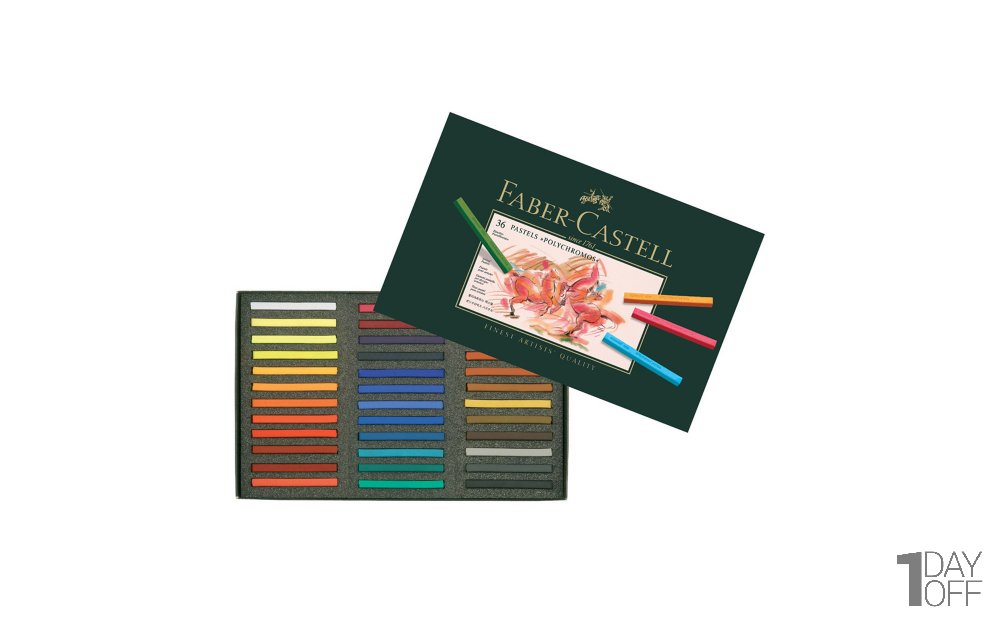 پاستل 36 رنگ فابر کاستل (Faber Castell) مدل Polychromos