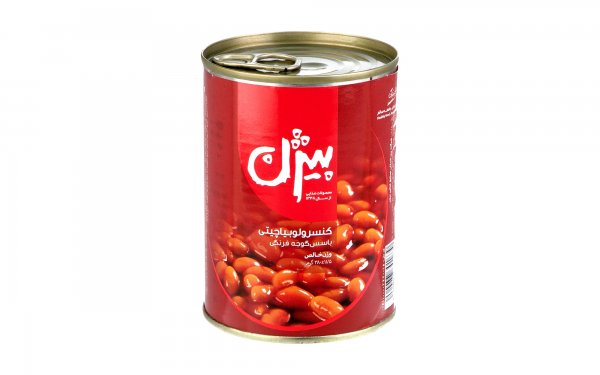 کنسرو لوبیا چیتی با سس گوجه‌فرنگی بیژن مقدار 380 گرم