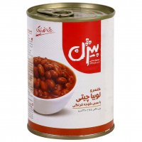 کنسرو لوبیا چیتی با سس گوجه‌فرنگی بیژن مقدار 380 گرم