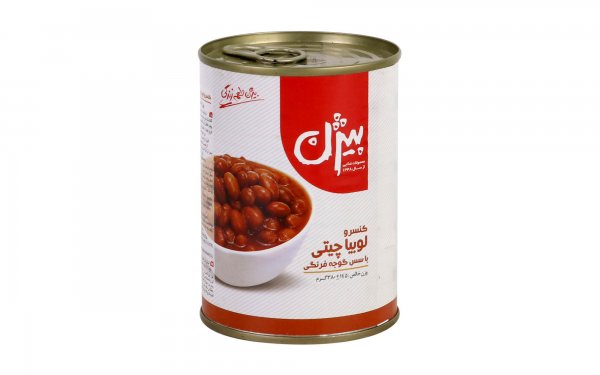 کنسرو لوبیا چیتی با سس گوجه‌فرنگی بیژن مقدار 380 گرم