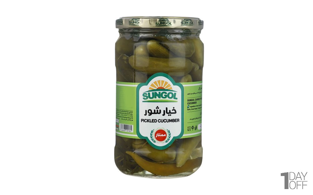 خیارشور ممتاز سان گل مقدار 700 گرم 
